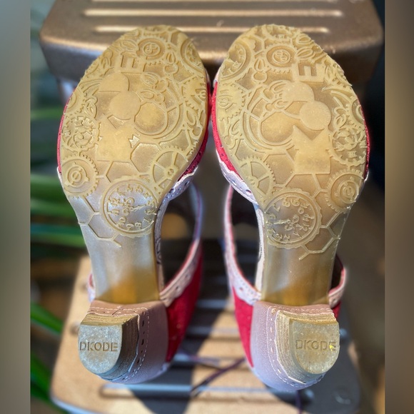 DKODE Red & Pink Heels - Picture 5 of 5